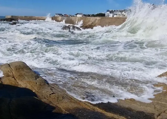 Chez Marie, 420m, Sur Mer, 2 Pers, Bb -9m דירה *